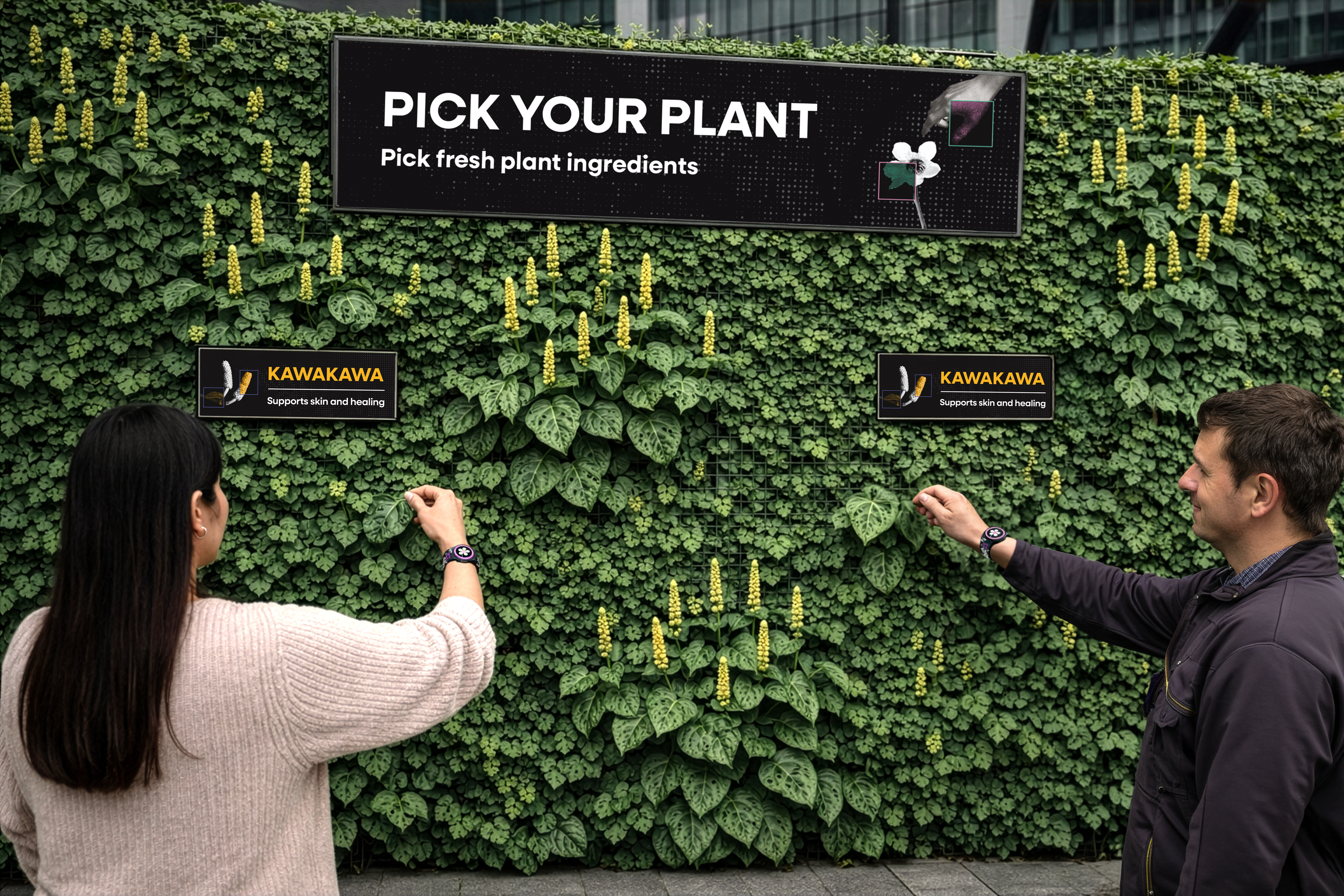 Plant wall — pick your plant
