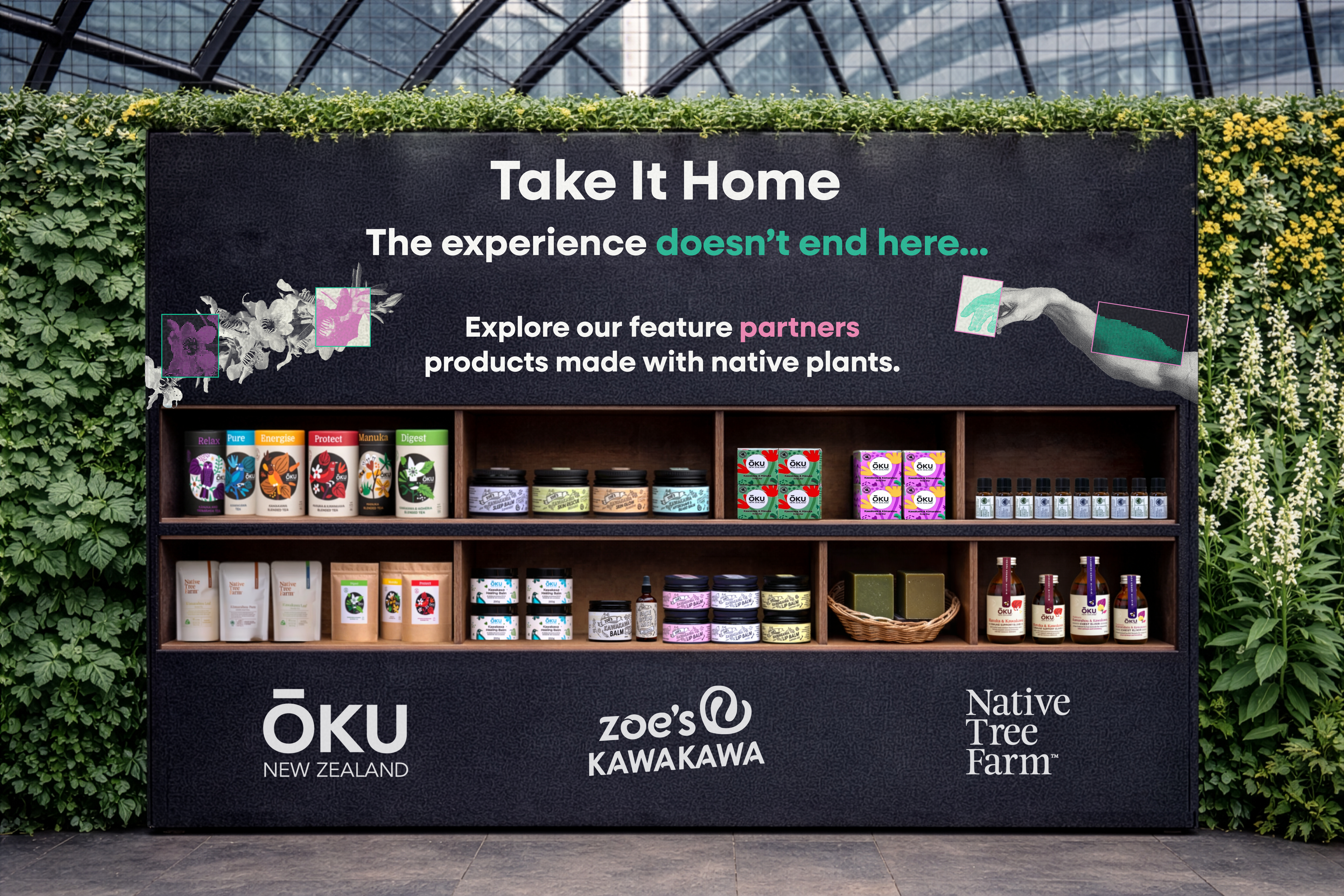 Featured partners — take it home shelf