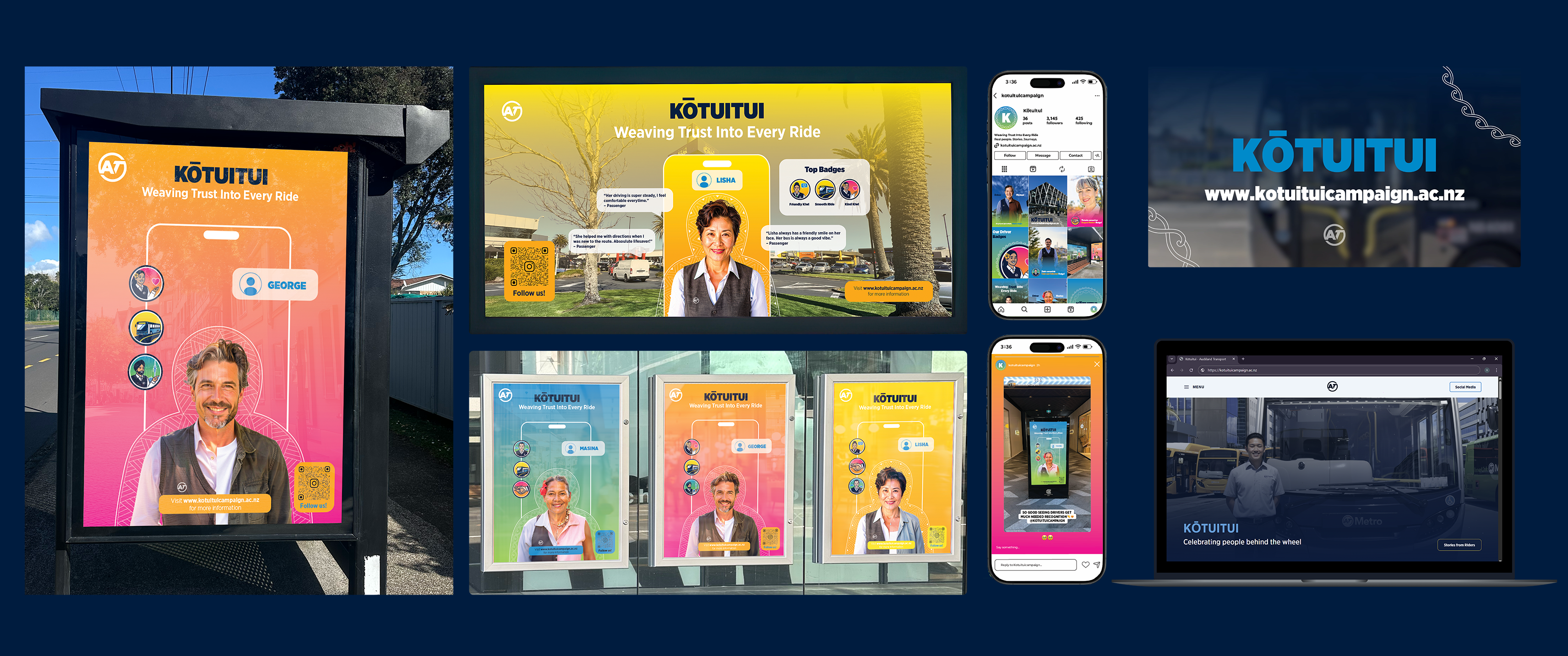 Kōtuitui campaign ecosystem collage