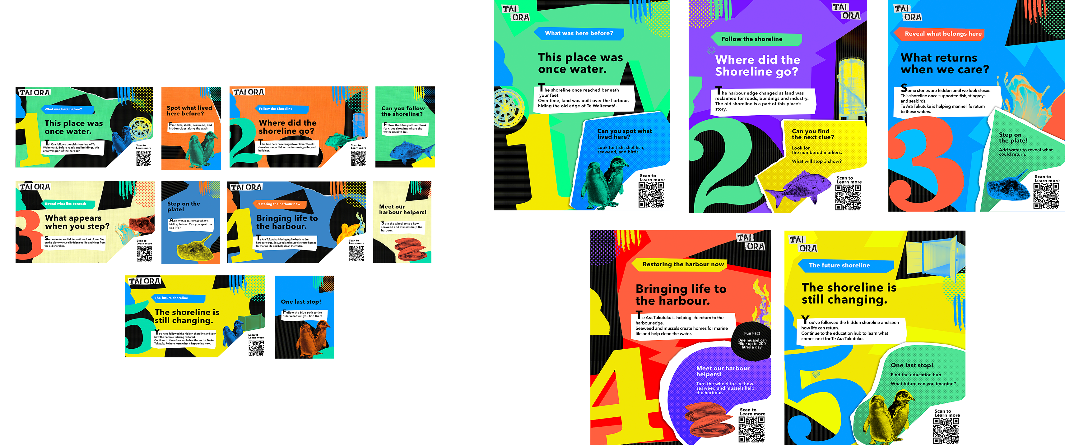 Story markers — individual and joint system