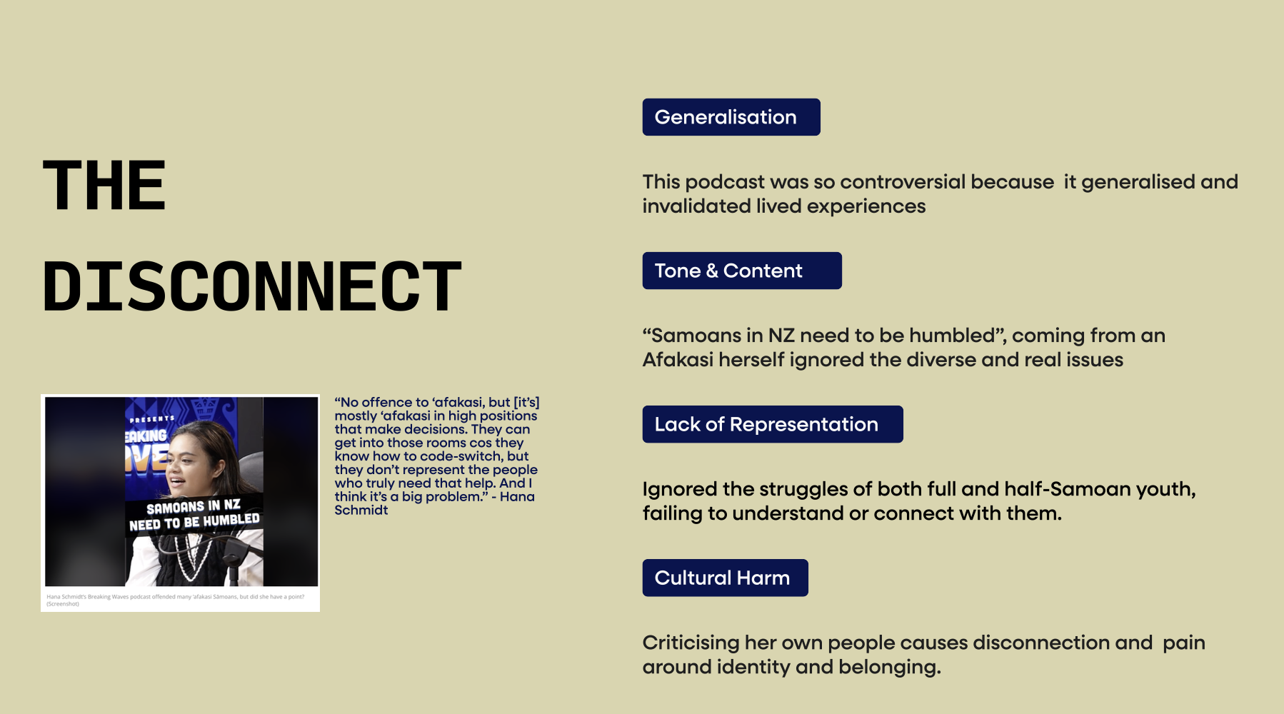 The Disconnect — media gap research